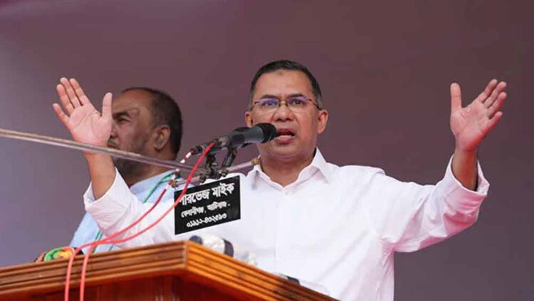 আজ রাজধানীর ৮ স্থানে তারেক রহমানের নির্বাচনী জনসভা