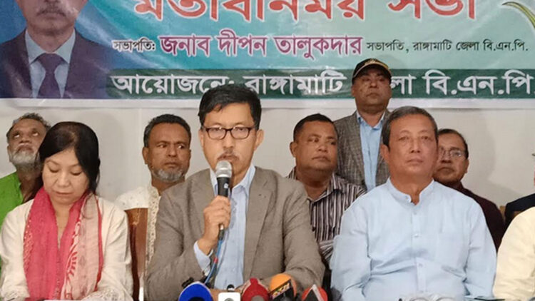 রাঙামাটিতে ধানের শীষের দাপট: ৯০ কেন্দ্রের ফলে দীপেন দেওয়ান অনেক এগিয়ে